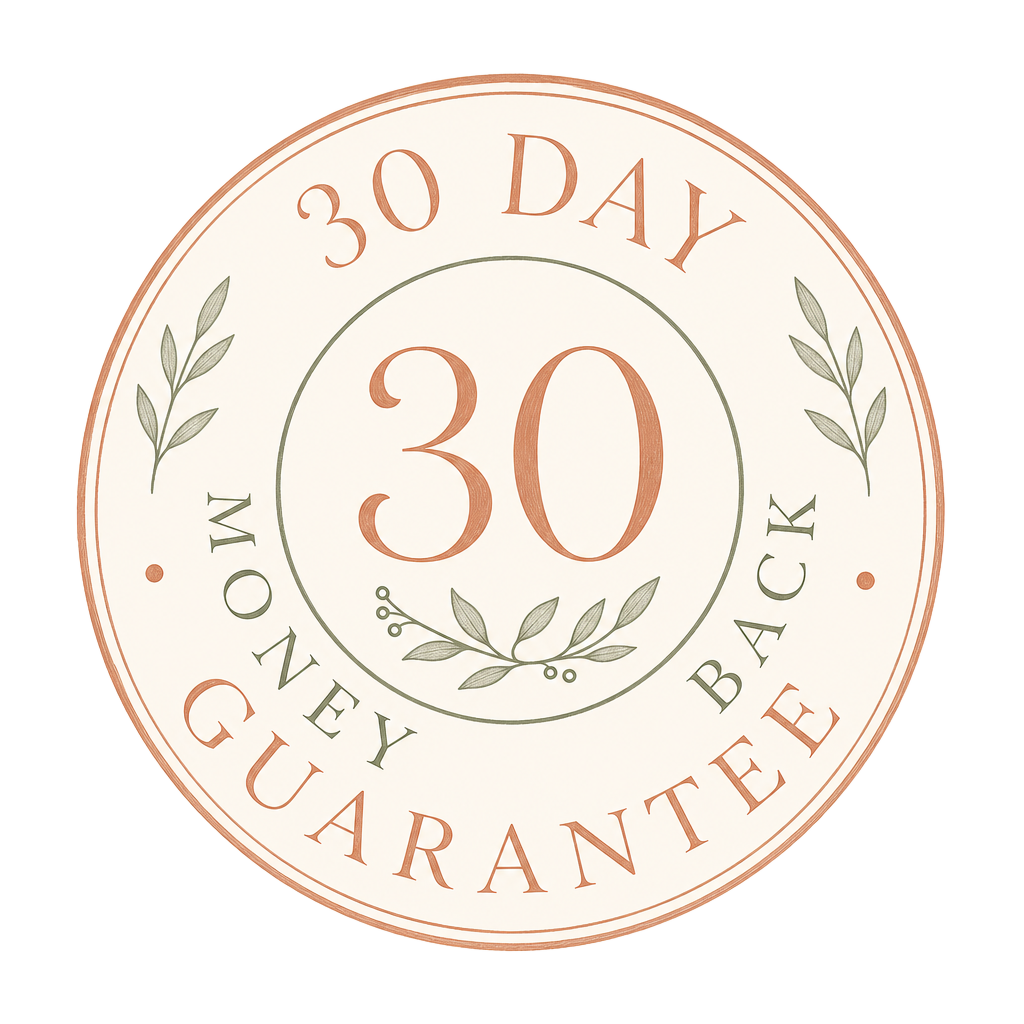 30-day money-back guarantee badge